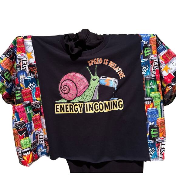 NWOT Vintage KiGi Couture Cotton Upcycled BoHo Energy Top T-Shirt (S-3XL) - Picture 1 of 1